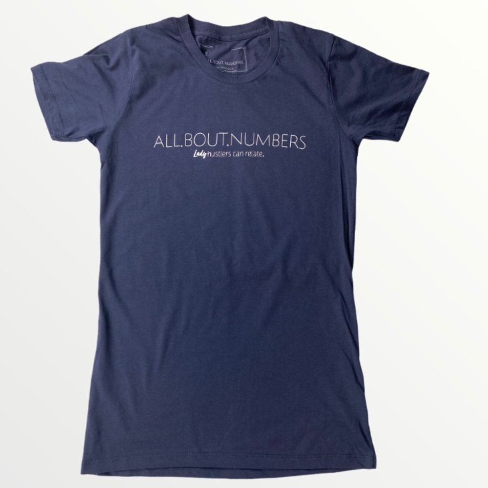AllBoutNumbers lady Tee